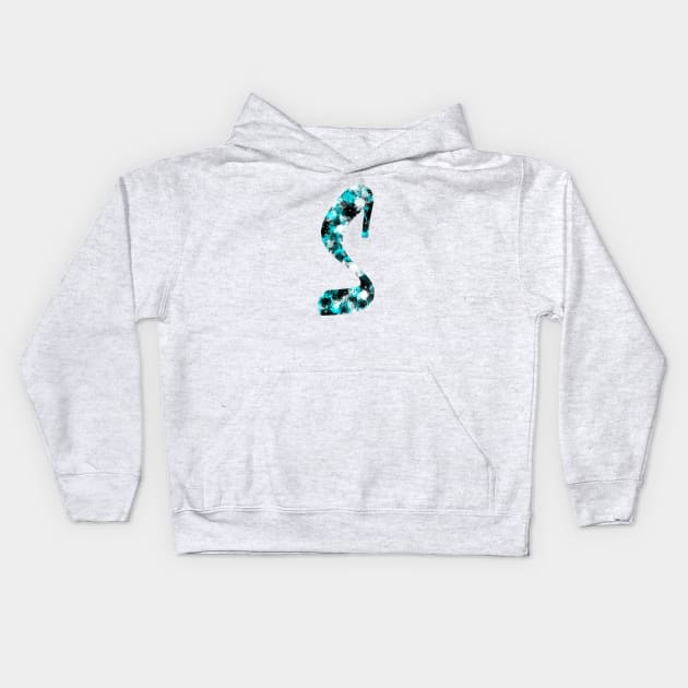 Paint Splash Letter S Kids Hoodie by Hip Scarves and Bangles